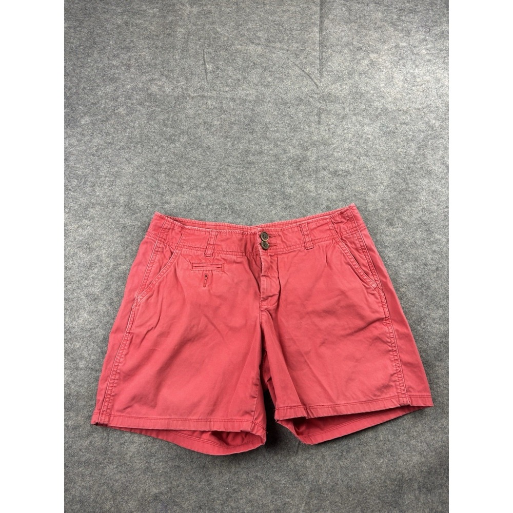 Cabi Shorts Womens 6 Pink Utility Pockets Flat Front Zip Low Rise Casual Preppy
